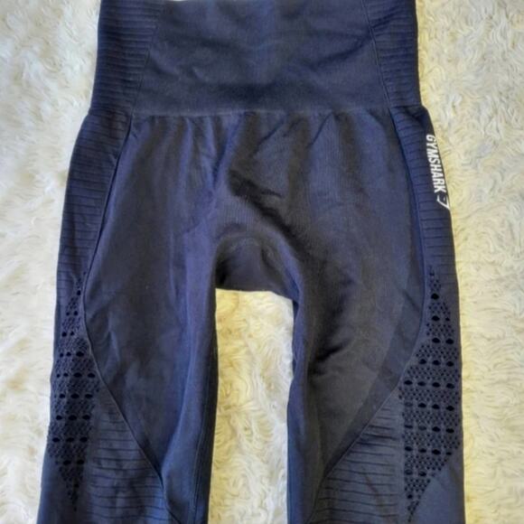 Gymshark Women's Energy Seamless High Waisted Leggings Black Small - Picture 4 of 6